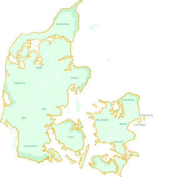 Service coverage map